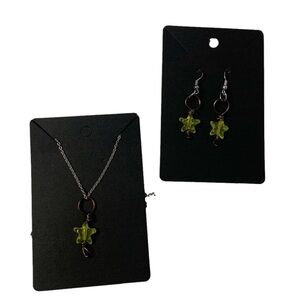 Yellow star jewelry set